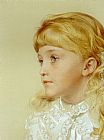 Anthony Frederick Sandys Portrait of May Gillilan painting